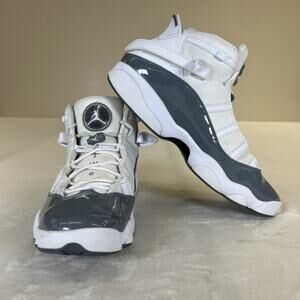 Jordan 6 Rings Size 13 Cool Grey/White Men’s Sneakers 322992-121 Nike Charity